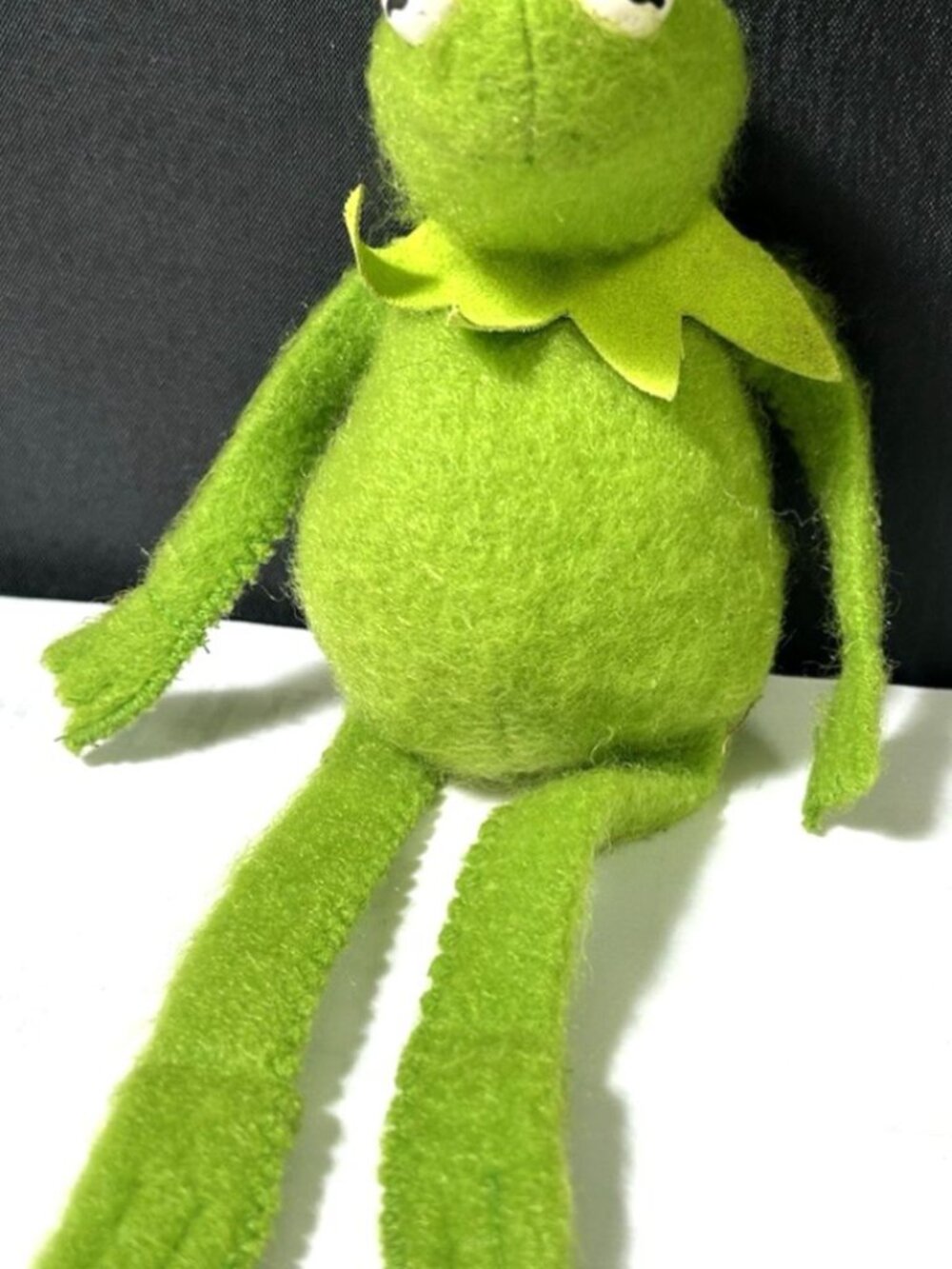 Kermit the Frog Toy 864 Beanbag Plush Fisher Price Rare Muppet 10" 1979